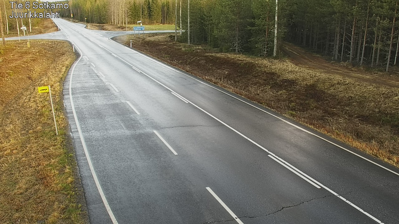 Weather Camera Image Väg 6 Sotkamo, Juurikkalahti, Sotkamo, Kainuu