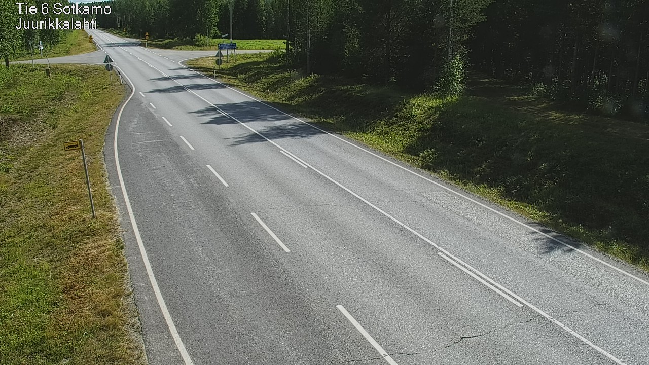 Weather Camera Image Väg 6 Sotkamo, Juurikkalahti, Sotkamo, Kainuu