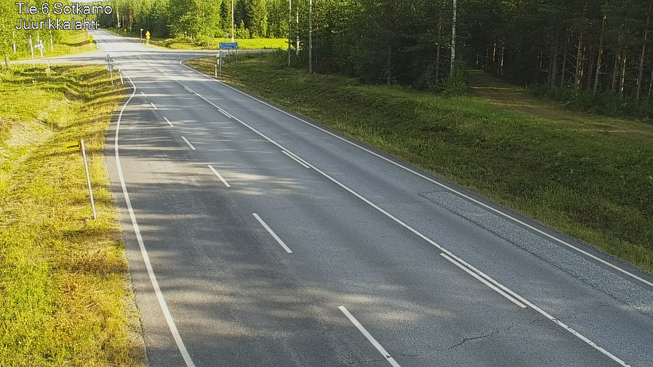 Weather Camera Image Väg 6 Sotkamo, Juurikkalahti, Sotkamo, Kainuu