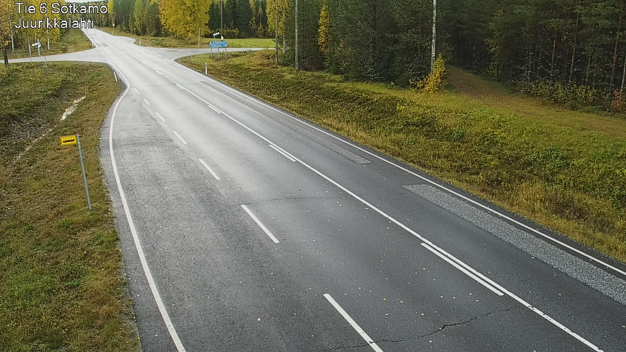 Weather Camera Image Road 6 Sotkamo, Juurikkalahti, Sotkamo, Kainuu
