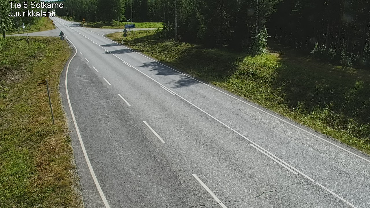 Weather Camera Image Väg 6 Sotkamo, Juurikkalahti, Sotkamo, Kainuu