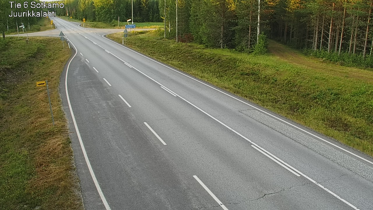 Weather Camera Image Väg 6 Sotkamo, Juurikkalahti, Sotkamo, Kainuu