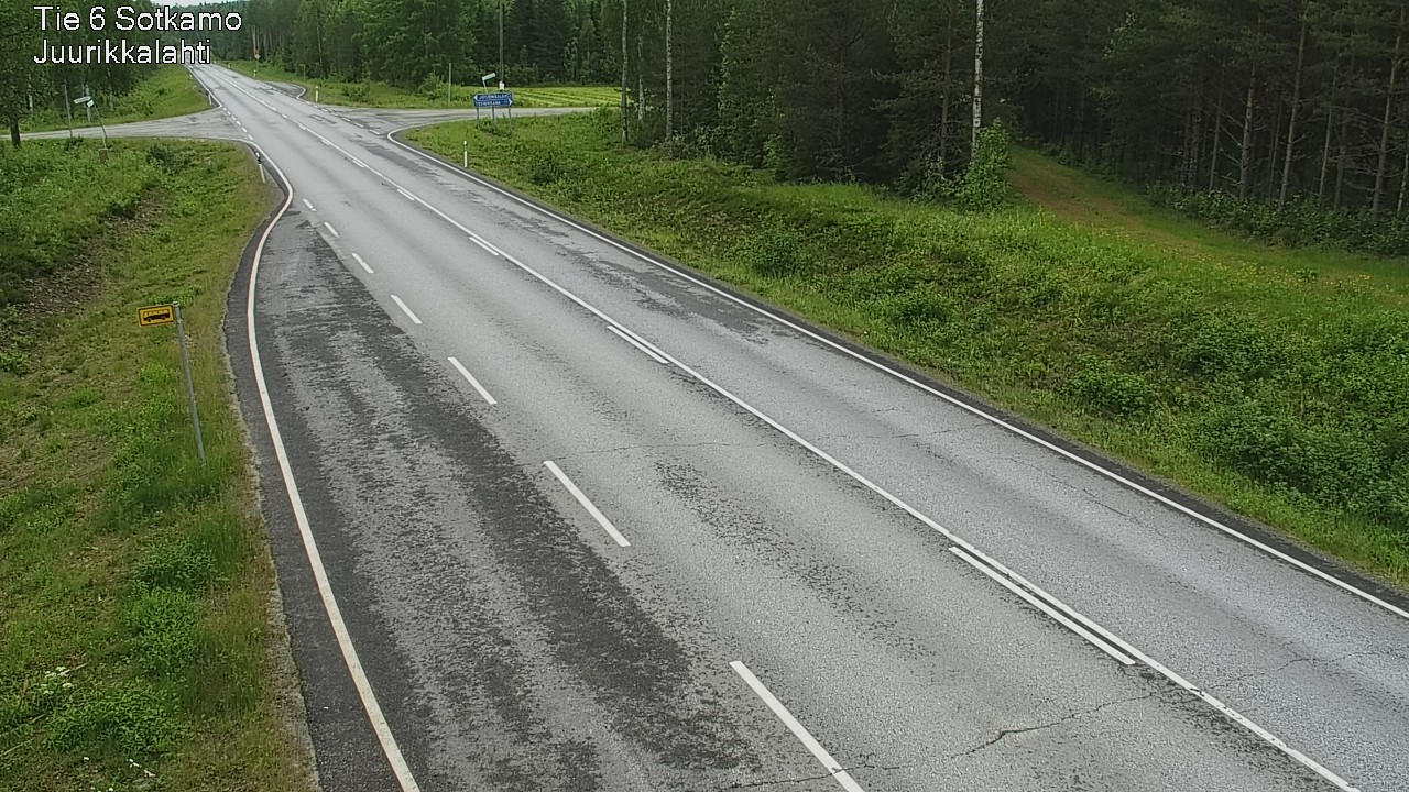 Weather Camera Image Väg 6 Sotkamo, Juurikkalahti, Sotkamo, Kainuu