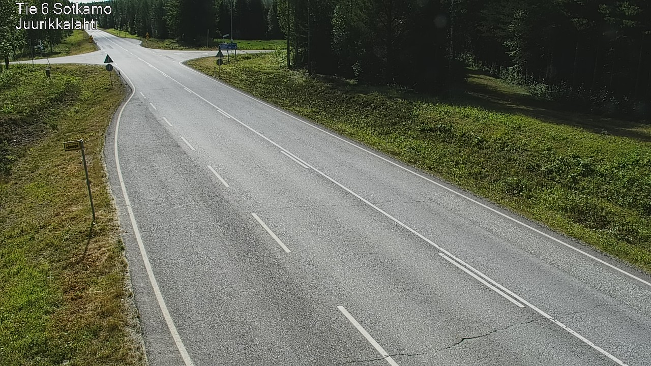 Weather Camera Image Väg 6 Sotkamo, Juurikkalahti, Sotkamo, Kainuu