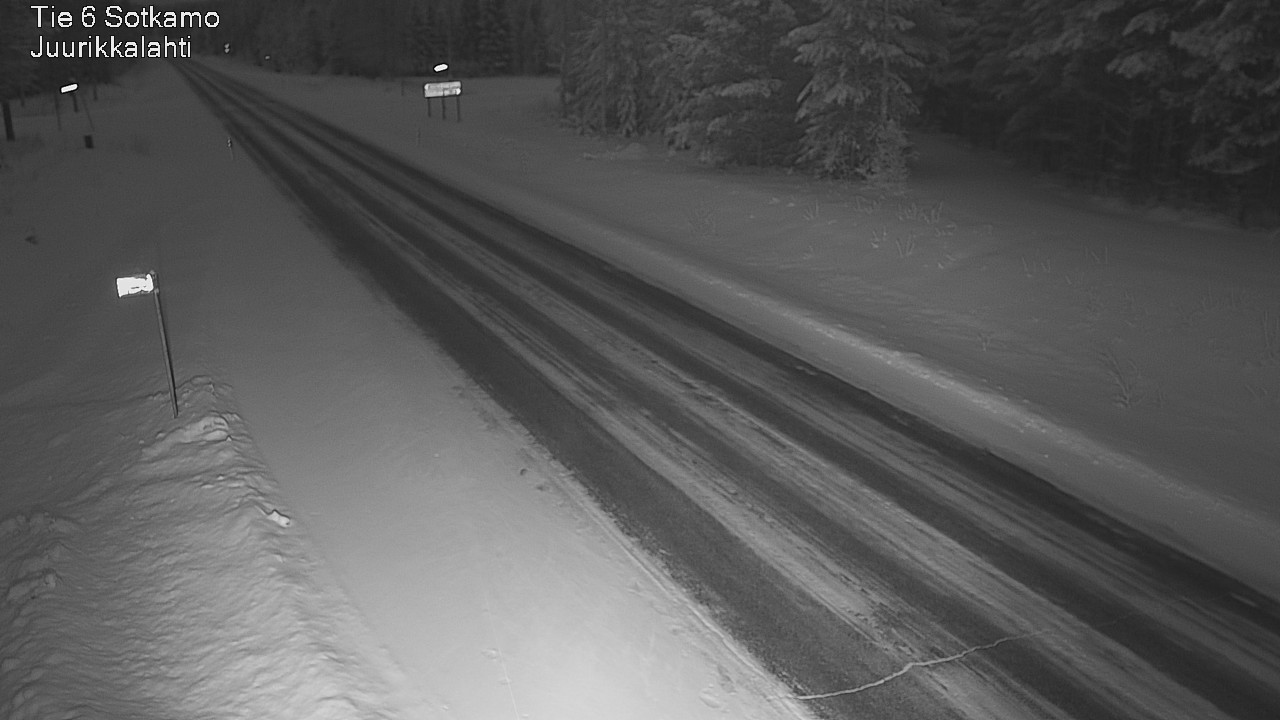 Weather Camera Image Road 6 Sotkamo, Juurikkalahti, Sotkamo, Kainuu