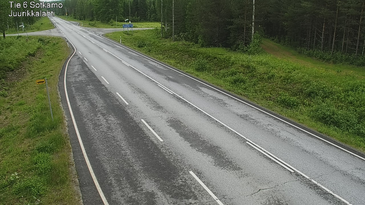 Weather Camera Image Road 6 Sotkamo, Juurikkalahti, Sotkamo, Kainuu