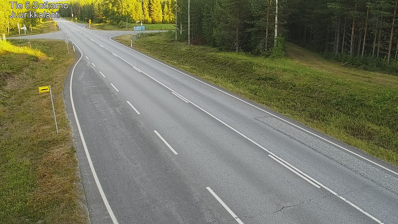 Weather Camera Image Väg 6 Sotkamo, Juurikkalahti, Sotkamo, Kainuu