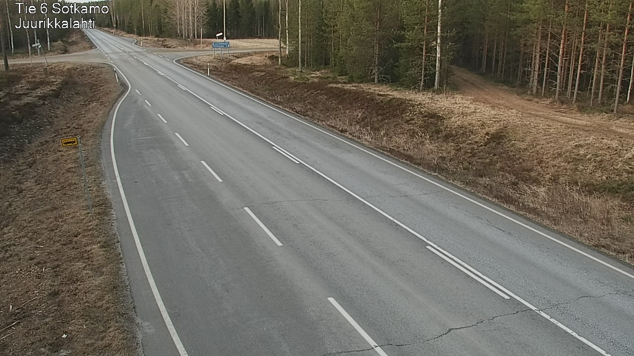 Kelikamerat Kuva Tie 6 Sotkamo, Juurikkalahti, Sotkamo, Kainuu