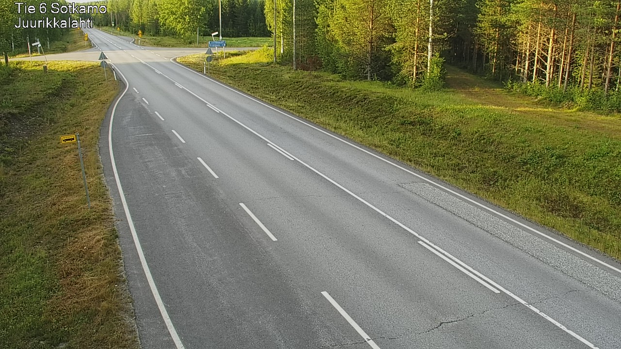 Weather Camera Image Väg 6 Sotkamo, Juurikkalahti, Sotkamo, Kainuu