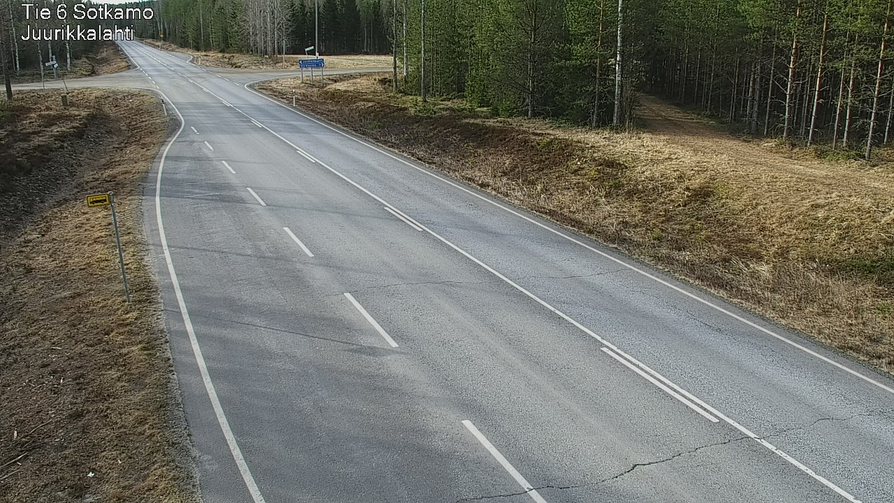 Weather Camera Image Väg 6 Sotkamo, Juurikkalahti, Sotkamo, Kainuu