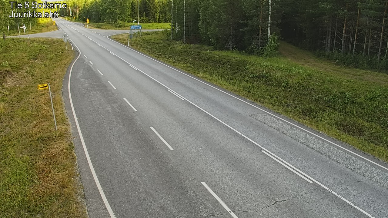 Weather Camera Image Väg 6 Sotkamo, Juurikkalahti, Sotkamo, Kainuu