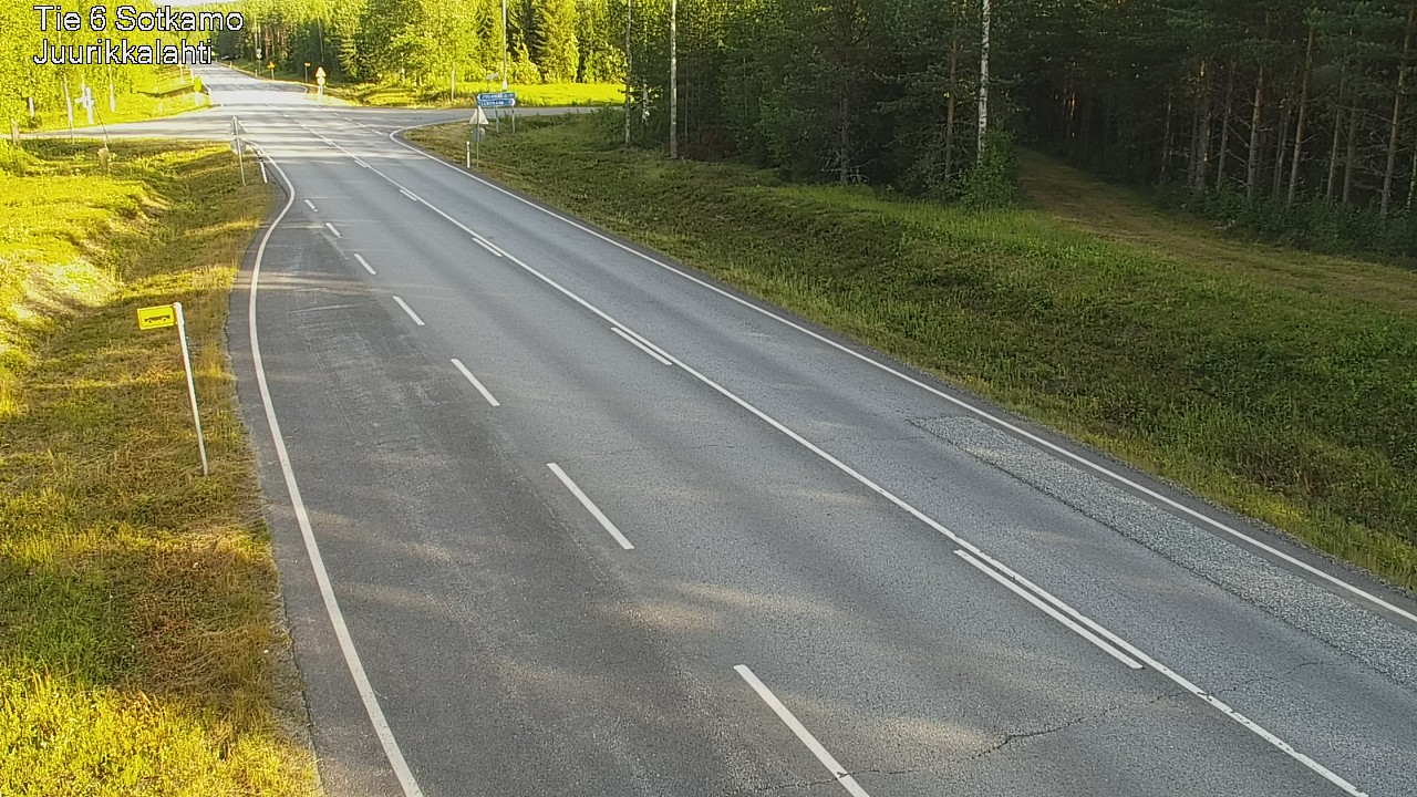 Weather Camera Image Väg 6 Sotkamo, Juurikkalahti, Sotkamo, Kainuu