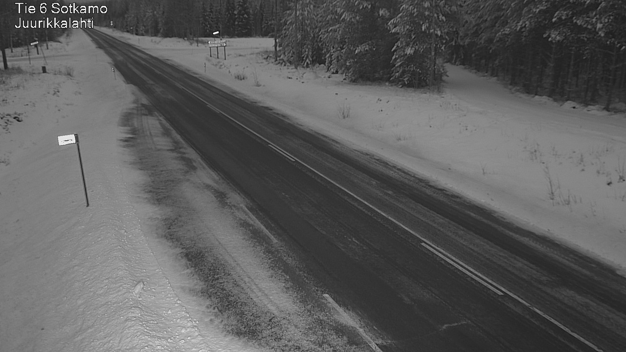 Weather Camera Image Väg 6 Sotkamo, Juurikkalahti, Sotkamo, Kainuu