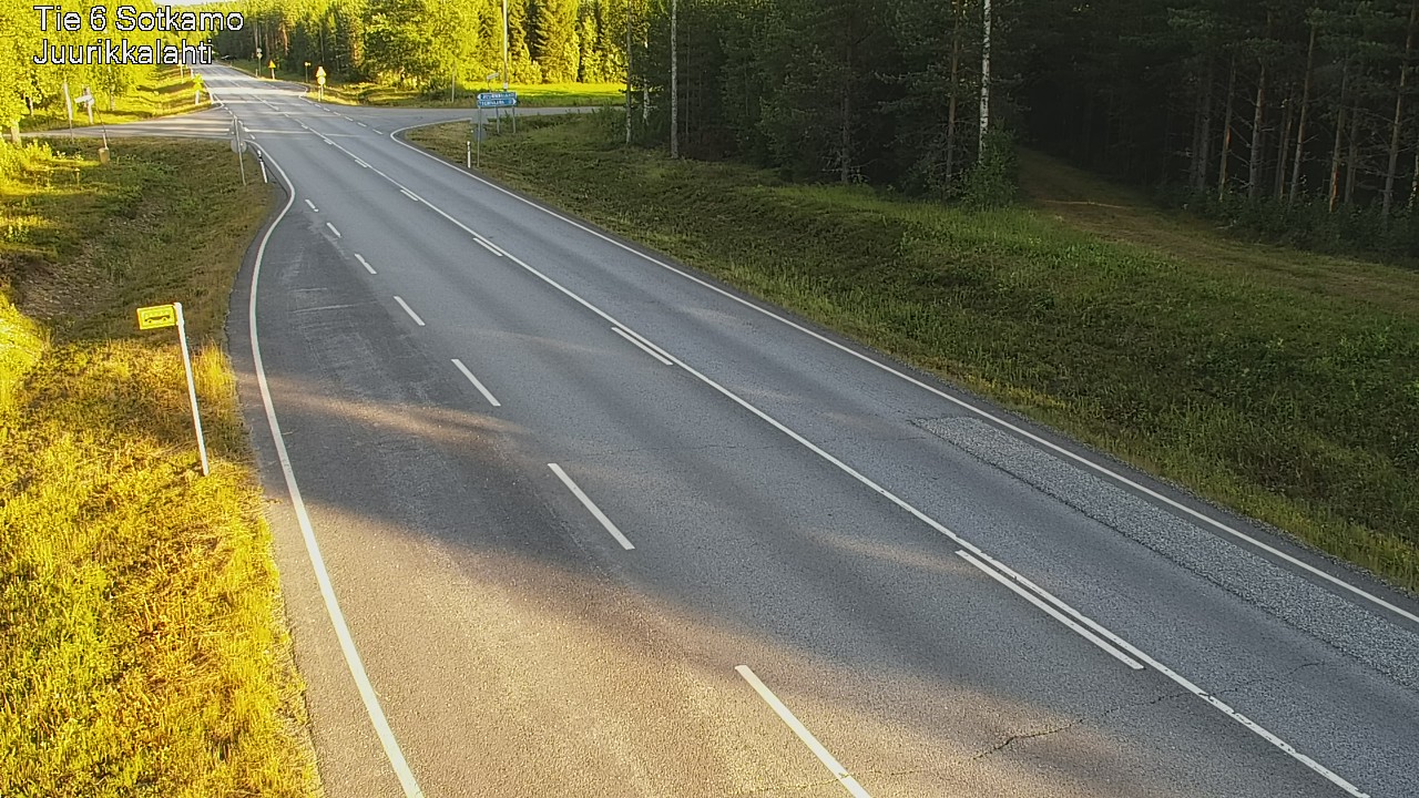 Weather Camera Image Väg 6 Sotkamo, Juurikkalahti, Sotkamo, Kainuu