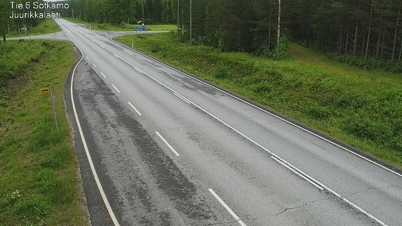 Weather Camera Image Väg 6 Sotkamo, Juurikkalahti, Sotkamo, Kainuu
