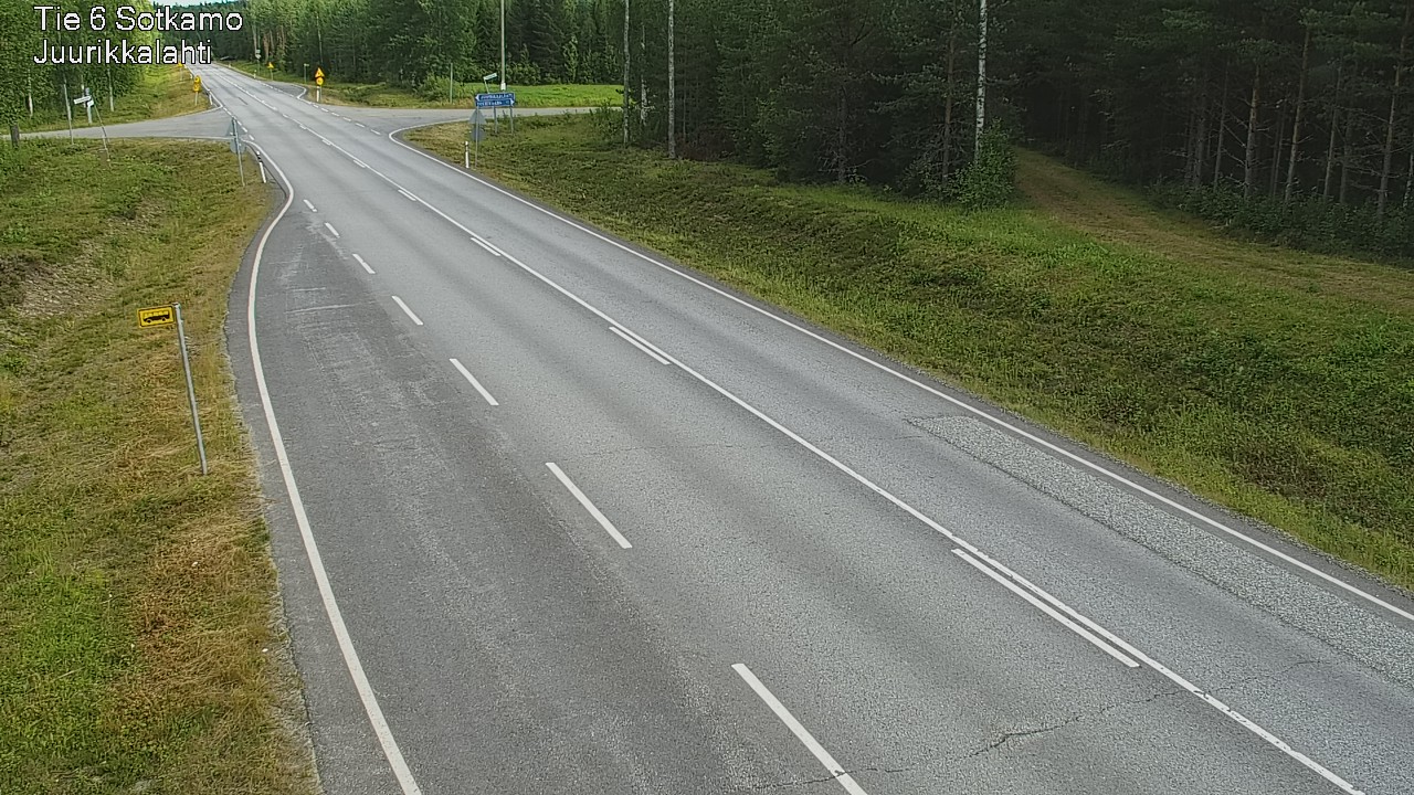 Weather Camera Image Väg 6 Sotkamo, Juurikkalahti, Sotkamo, Kainuu