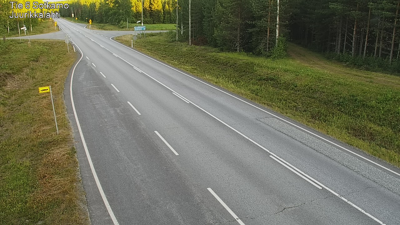 Weather Camera Image Väg 6 Sotkamo, Juurikkalahti, Sotkamo, Kainuu