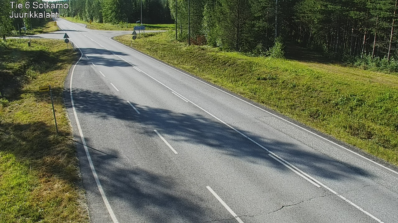 Weather Camera Image Väg 6 Sotkamo, Juurikkalahti, Sotkamo, Kainuu