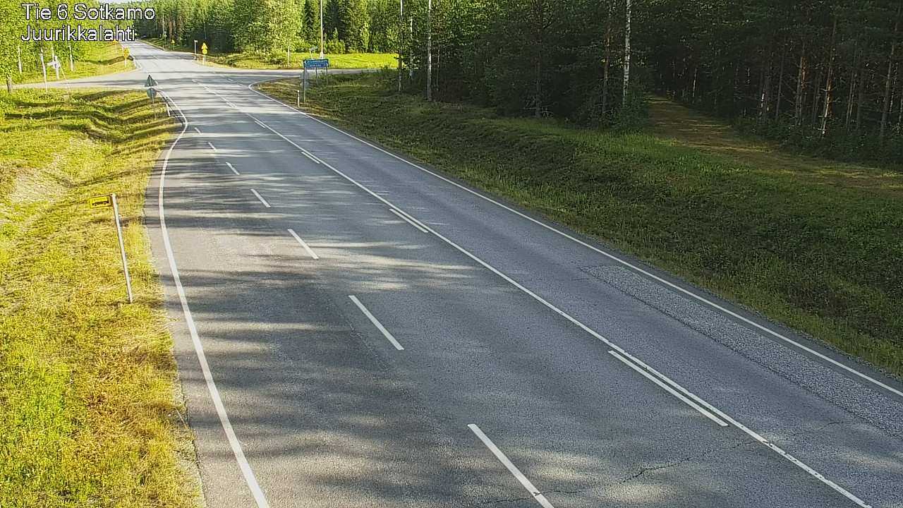 Weather Camera Image Väg 6 Sotkamo, Juurikkalahti, Sotkamo, Kainuu