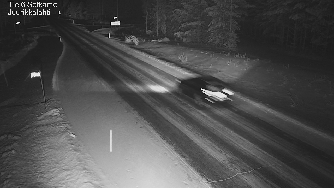 Weather Camera Image Road 6 Sotkamo, Juurikkalahti, Sotkamo, Kainuu