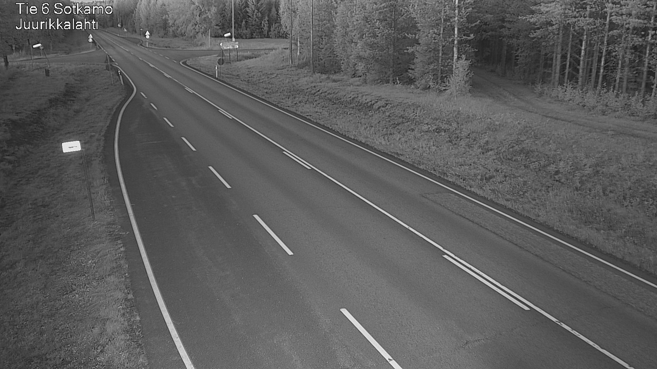 Weather Camera Image Väg 6 Sotkamo, Juurikkalahti, Sotkamo, Kainuu