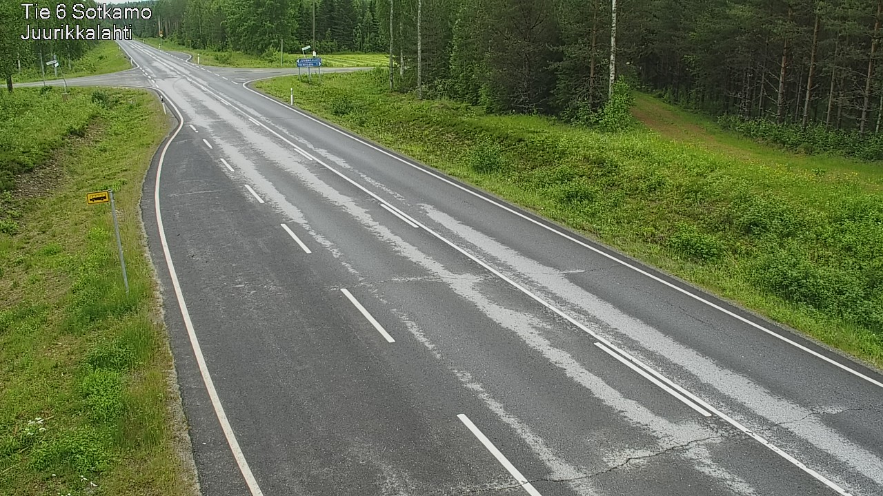 Weather Camera Image Road 6 Sotkamo, Juurikkalahti, Sotkamo, Kainuu