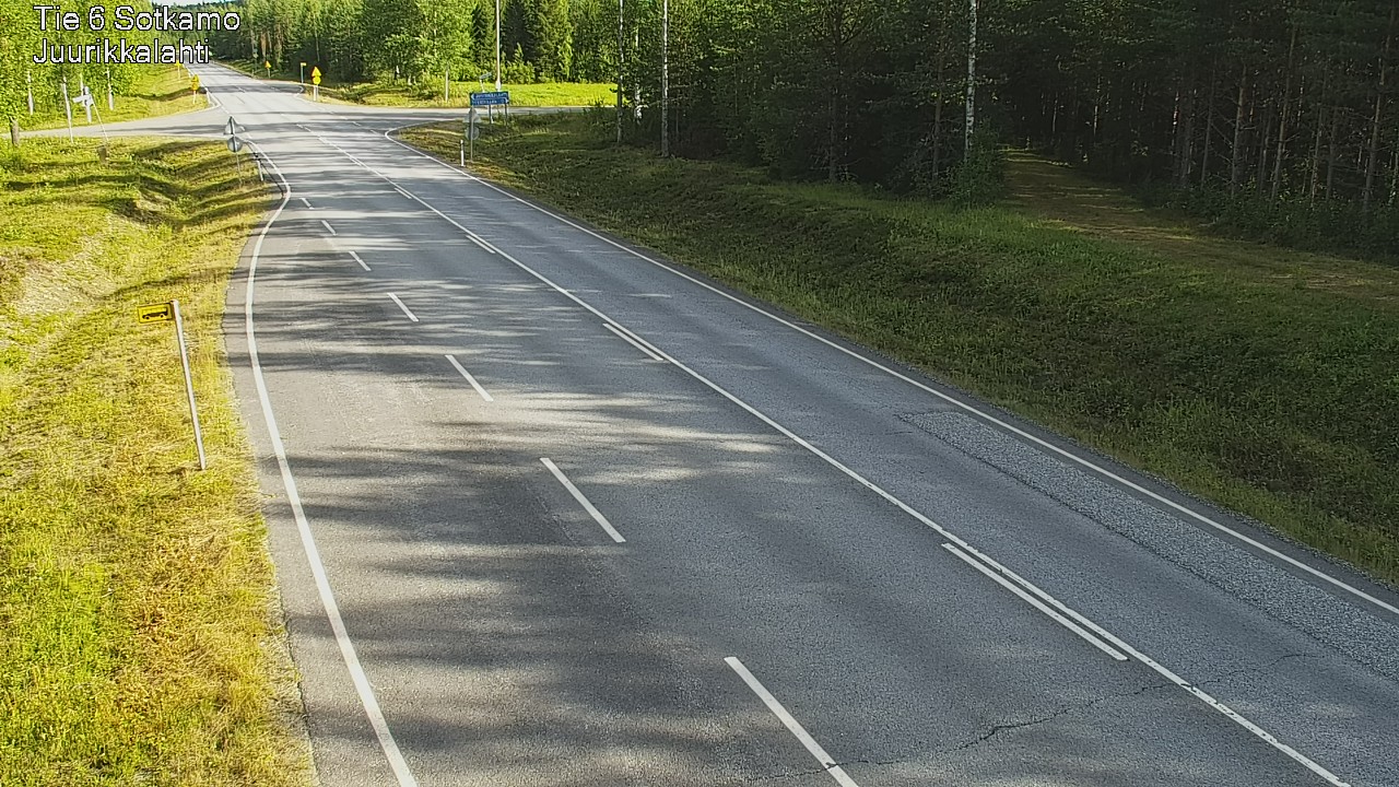 Weather Camera Image Väg 6 Sotkamo, Juurikkalahti, Sotkamo, Kainuu