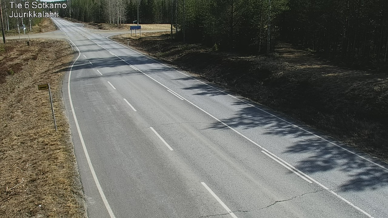 Kelikamerat Kuva Tie 6 Sotkamo, Juurikkalahti, Sotkamo, Kainuu