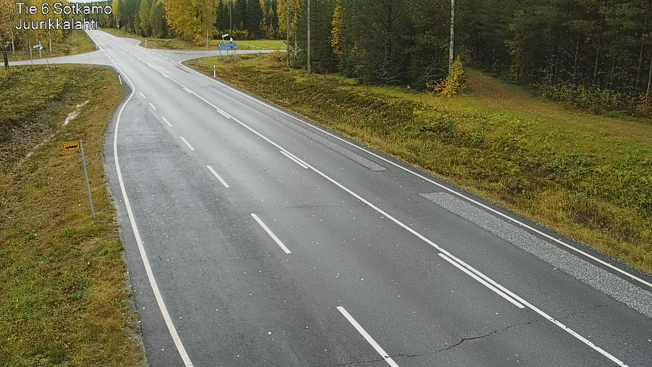 Weather Camera Image Road 6 Sotkamo, Juurikkalahti, Sotkamo, Kainuu