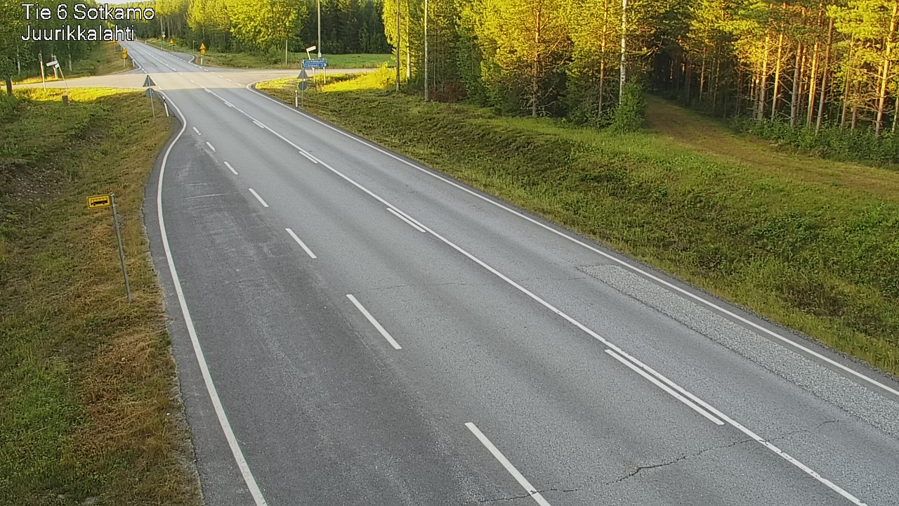 Weather Camera Image Väg 6 Sotkamo, Juurikkalahti, Sotkamo, Kainuu
