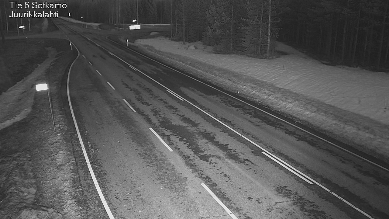Weather Camera Image Road 6 Sotkamo, Juurikkalahti, Sotkamo, Kainuu