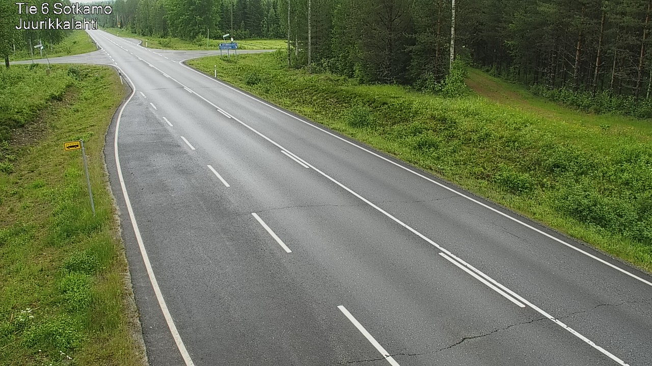 Weather Camera Image Road 6 Sotkamo, Juurikkalahti, Sotkamo, Kainuu