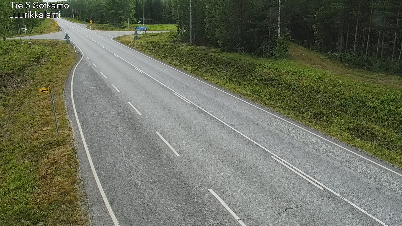 Weather Camera Image Väg 6 Sotkamo, Juurikkalahti, Sotkamo, Kainuu