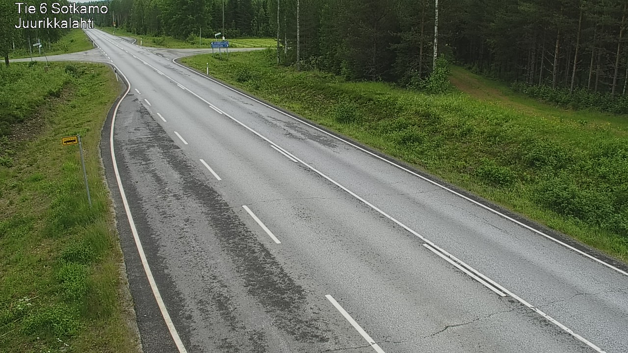 Weather Camera Image Väg 6 Sotkamo, Juurikkalahti, Sotkamo, Kainuu
