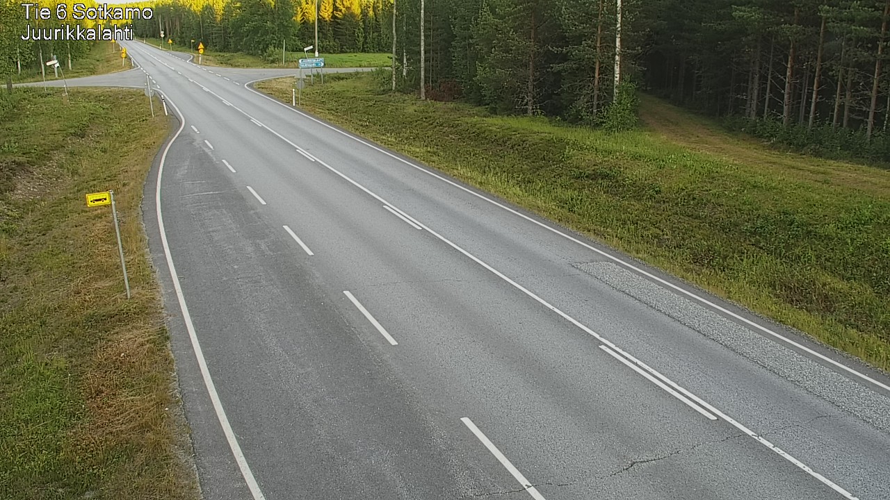 Weather Camera Image Väg 6 Sotkamo, Juurikkalahti, Sotkamo, Kainuu