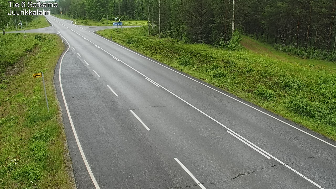 Weather Camera Image Road 6 Sotkamo, Juurikkalahti, Sotkamo, Kainuu