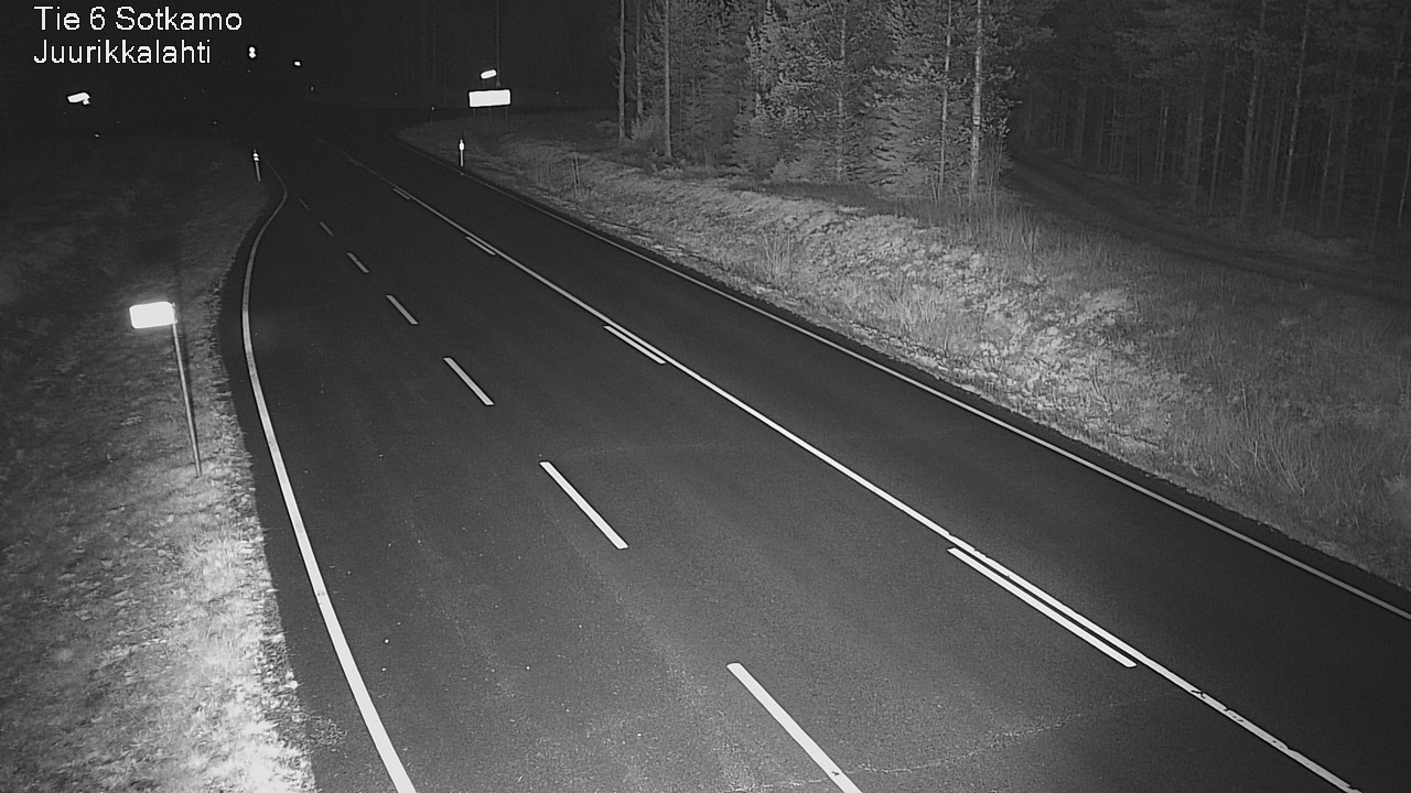 Weather Camera Image Väg 6 Sotkamo, Juurikkalahti, Sotkamo, Kainuu