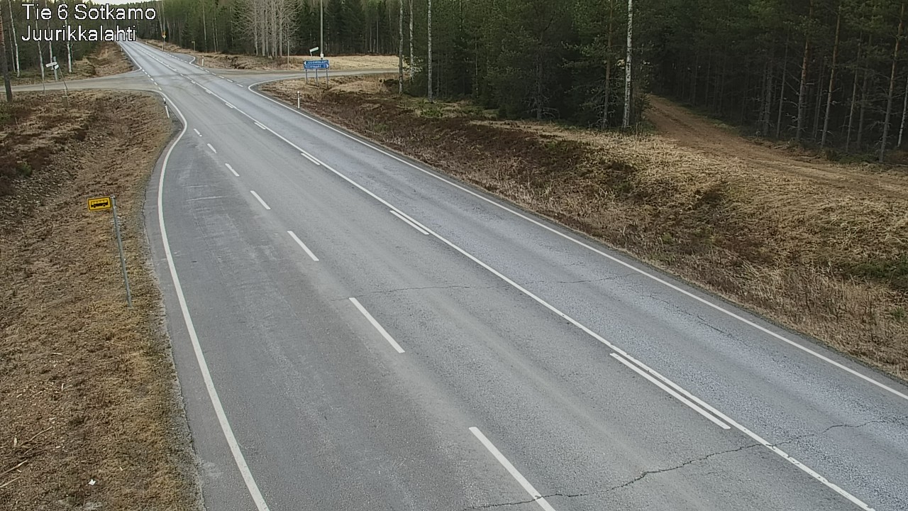Weather Camera Image Väg 6 Sotkamo, Juurikkalahti, Sotkamo, Kainuu