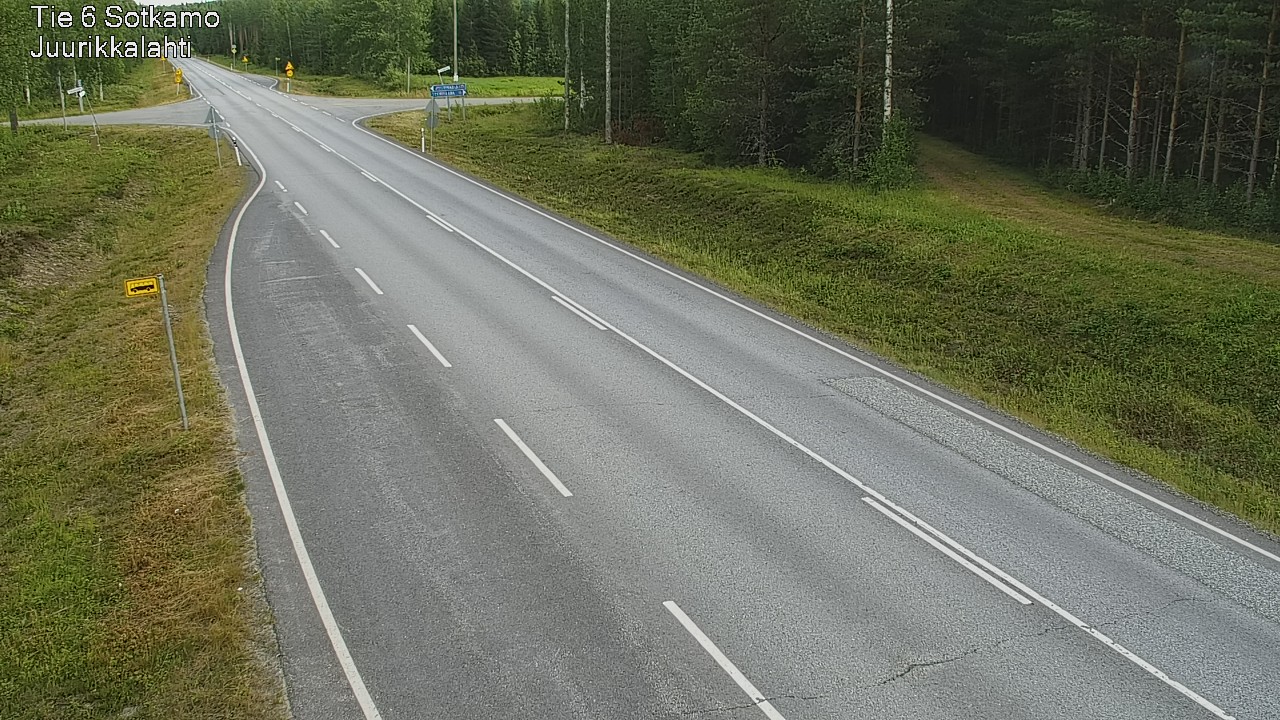Weather Camera Image Väg 6 Sotkamo, Juurikkalahti, Sotkamo, Kainuu