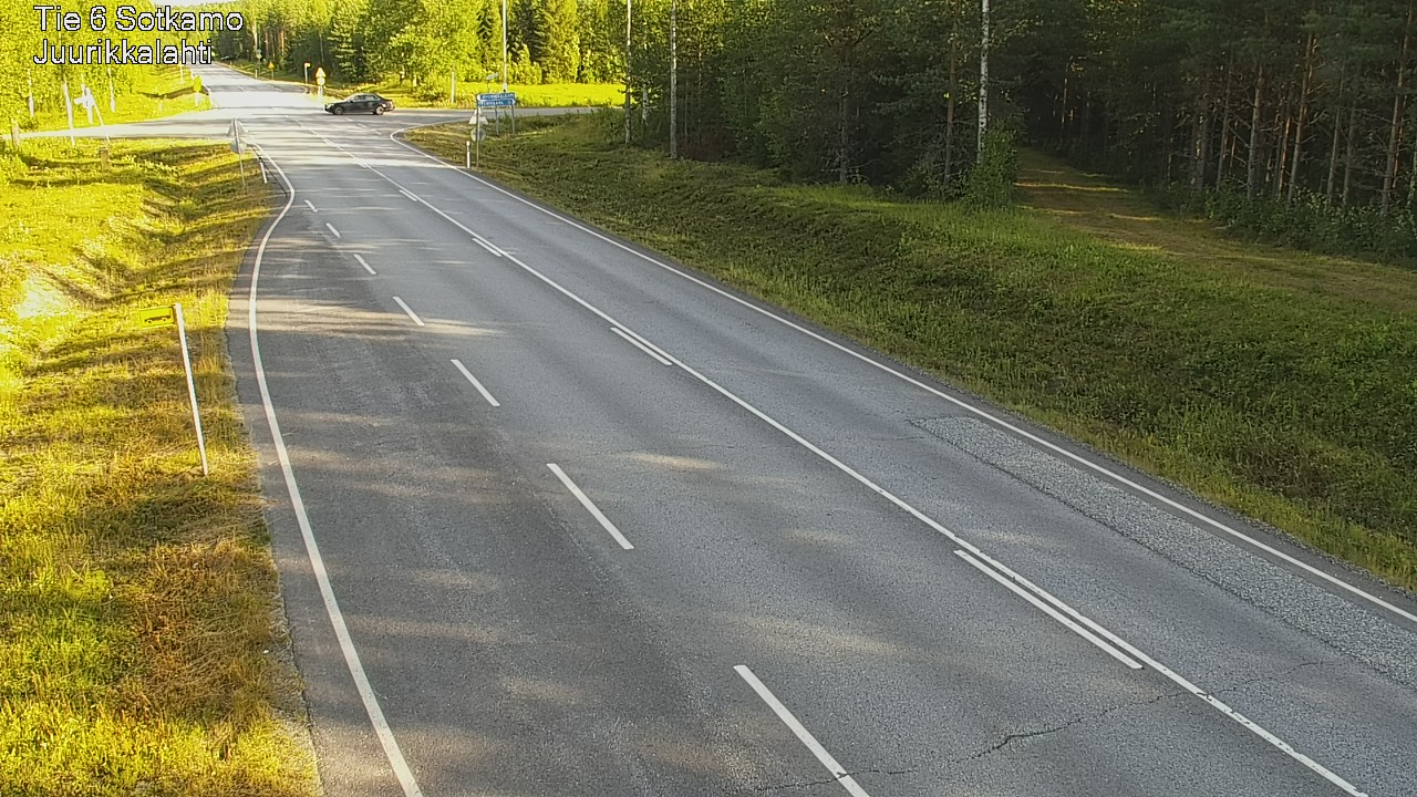 Weather Camera Image Väg 6 Sotkamo, Juurikkalahti, Sotkamo, Kainuu