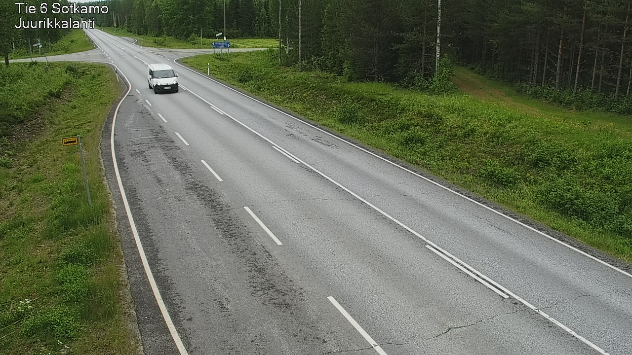 Weather Camera Image Väg 6 Sotkamo, Juurikkalahti, Sotkamo, Kainuu