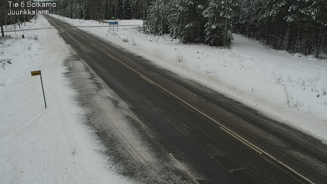 Weather Camera Image Väg 6 Sotkamo, Juurikkalahti, Sotkamo, Kainuu