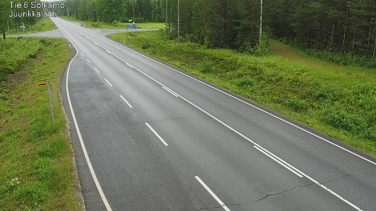 Weather Camera Image Road 6 Sotkamo, Juurikkalahti, Sotkamo, Kainuu