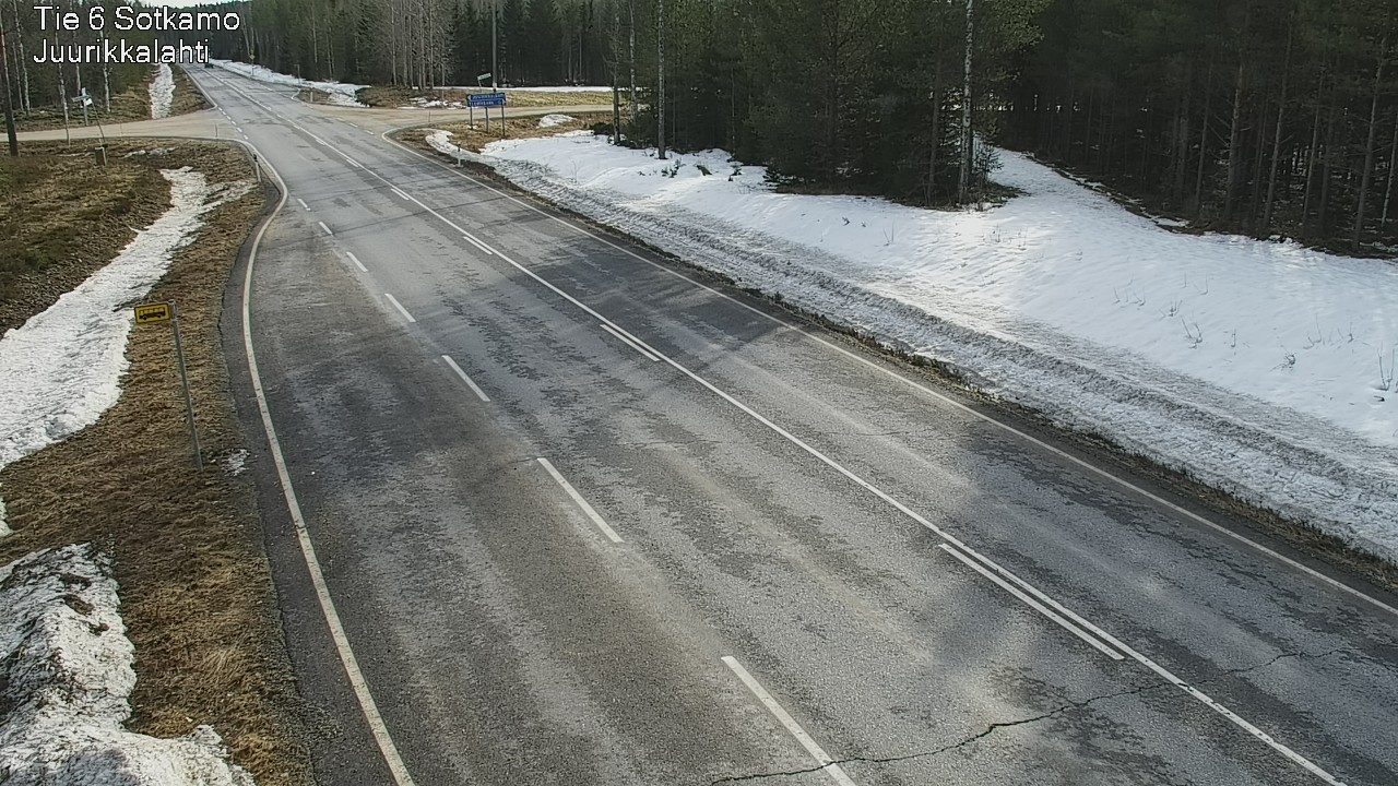 Weather Camera Image Väg 6 Sotkamo, Juurikkalahti, Sotkamo, Kainuu