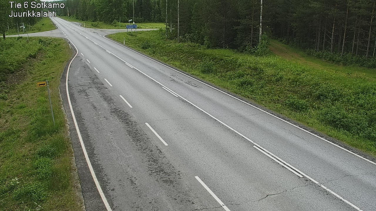 Weather Camera Image Väg 6 Sotkamo, Juurikkalahti, Sotkamo, Kainuu