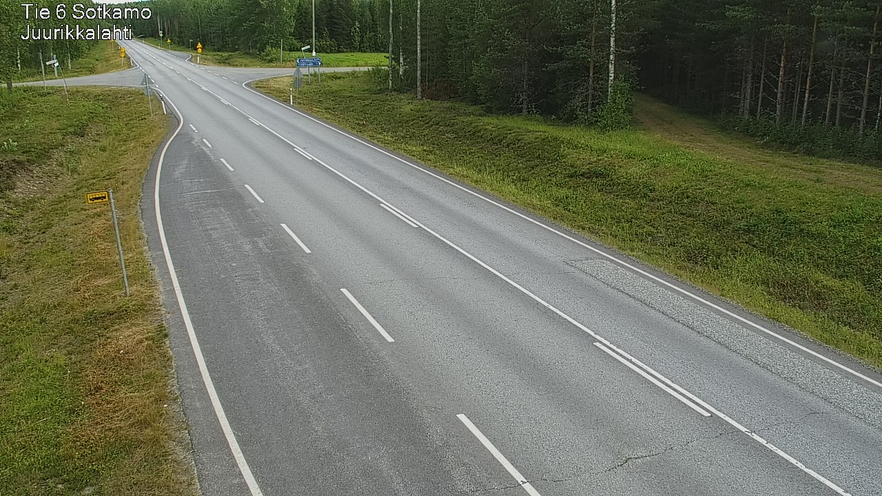 Weather Camera Image Väg 6 Sotkamo, Juurikkalahti, Sotkamo, Kainuu