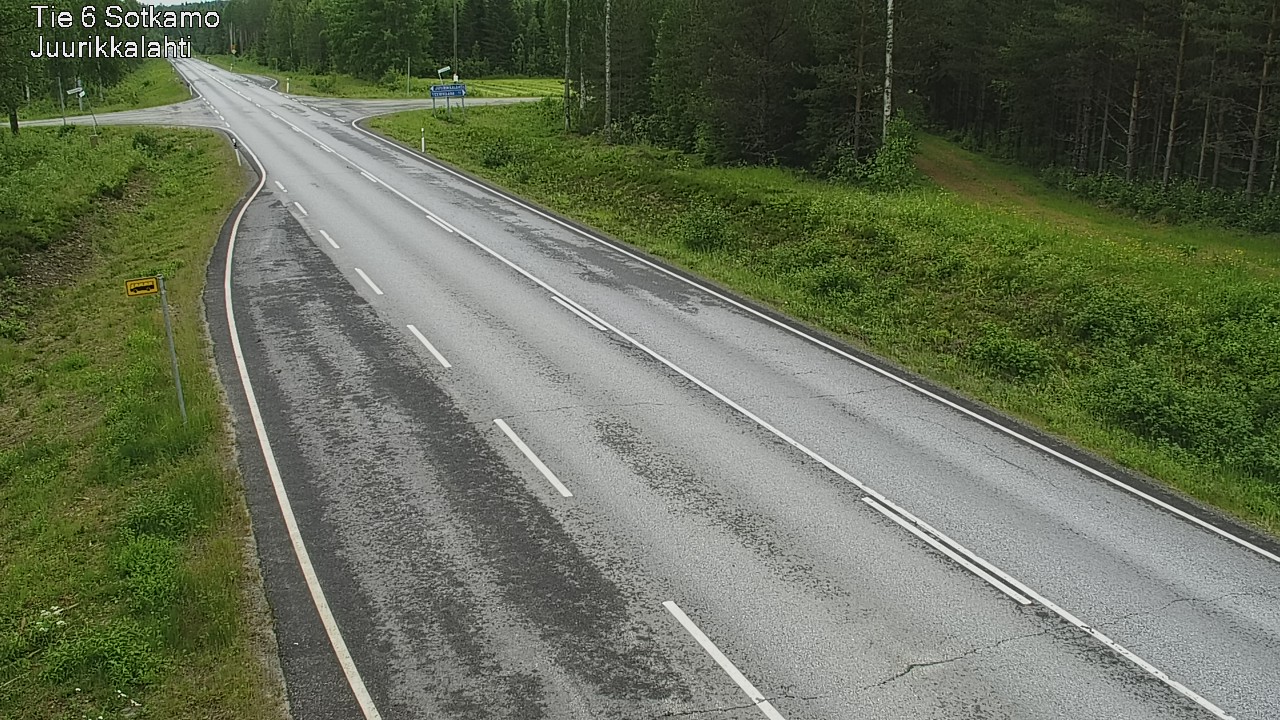 Weather Camera Image Väg 6 Sotkamo, Juurikkalahti, Sotkamo, Kainuu