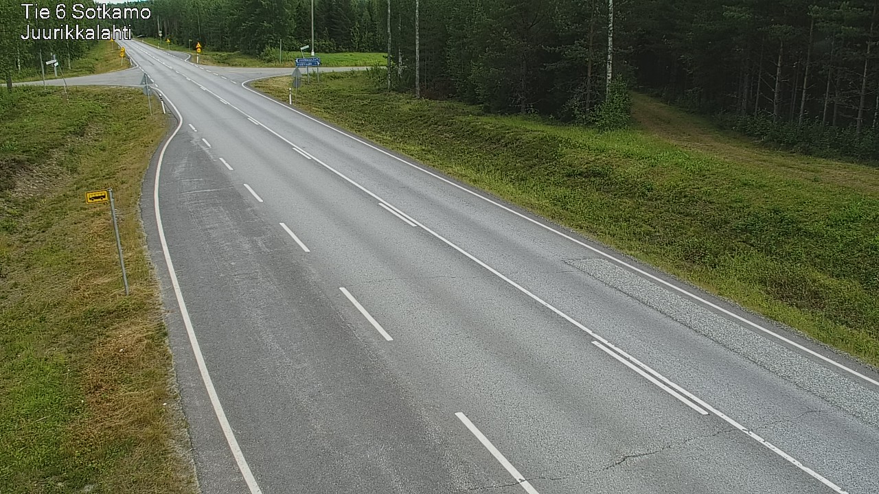 Weather Camera Image Väg 6 Sotkamo, Juurikkalahti, Sotkamo, Kainuu