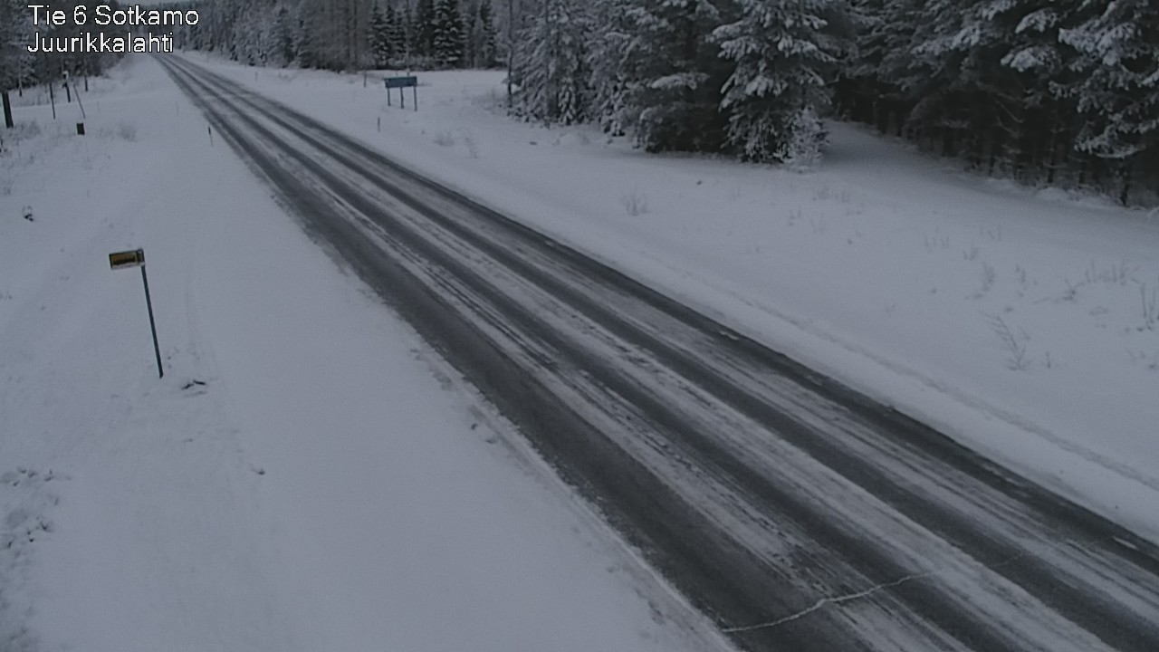 Weather Camera Image Road 6 Sotkamo, Juurikkalahti, Sotkamo, Kainuu