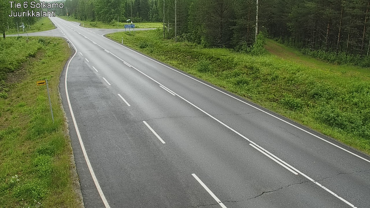 Weather Camera Image Road 6 Sotkamo, Juurikkalahti, Sotkamo, Kainuu